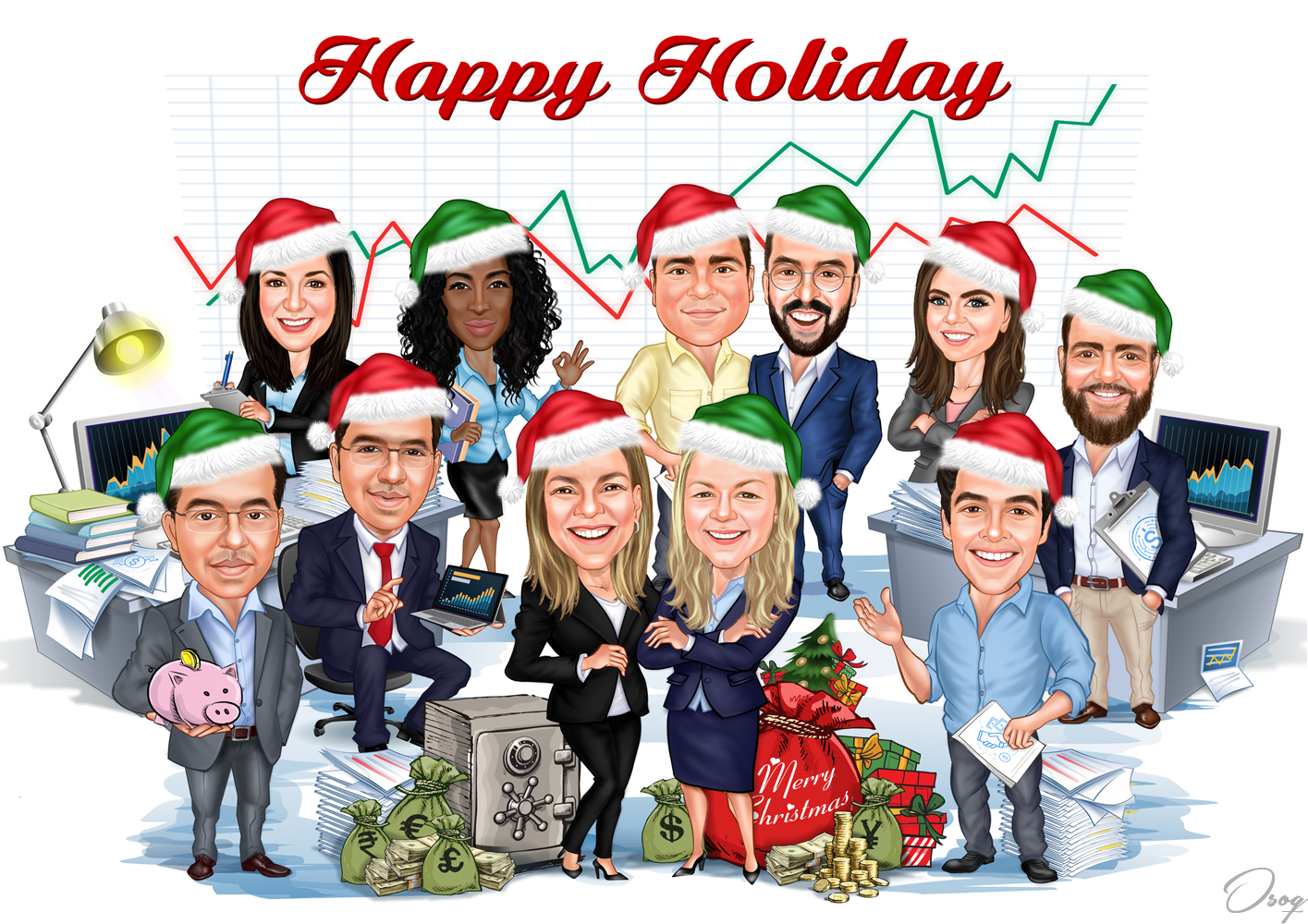Christmas Holiday Cartoon