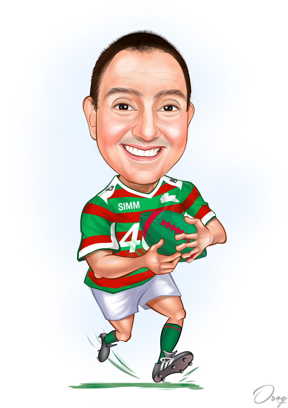 Rugby Cartoon
