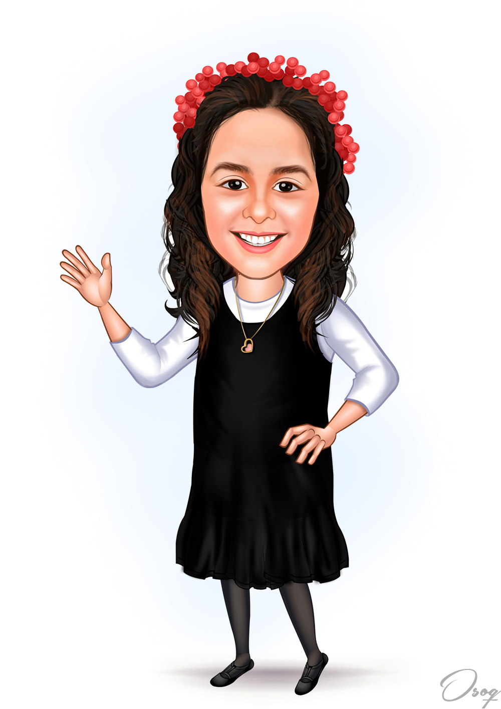 Cartoon Girl Character