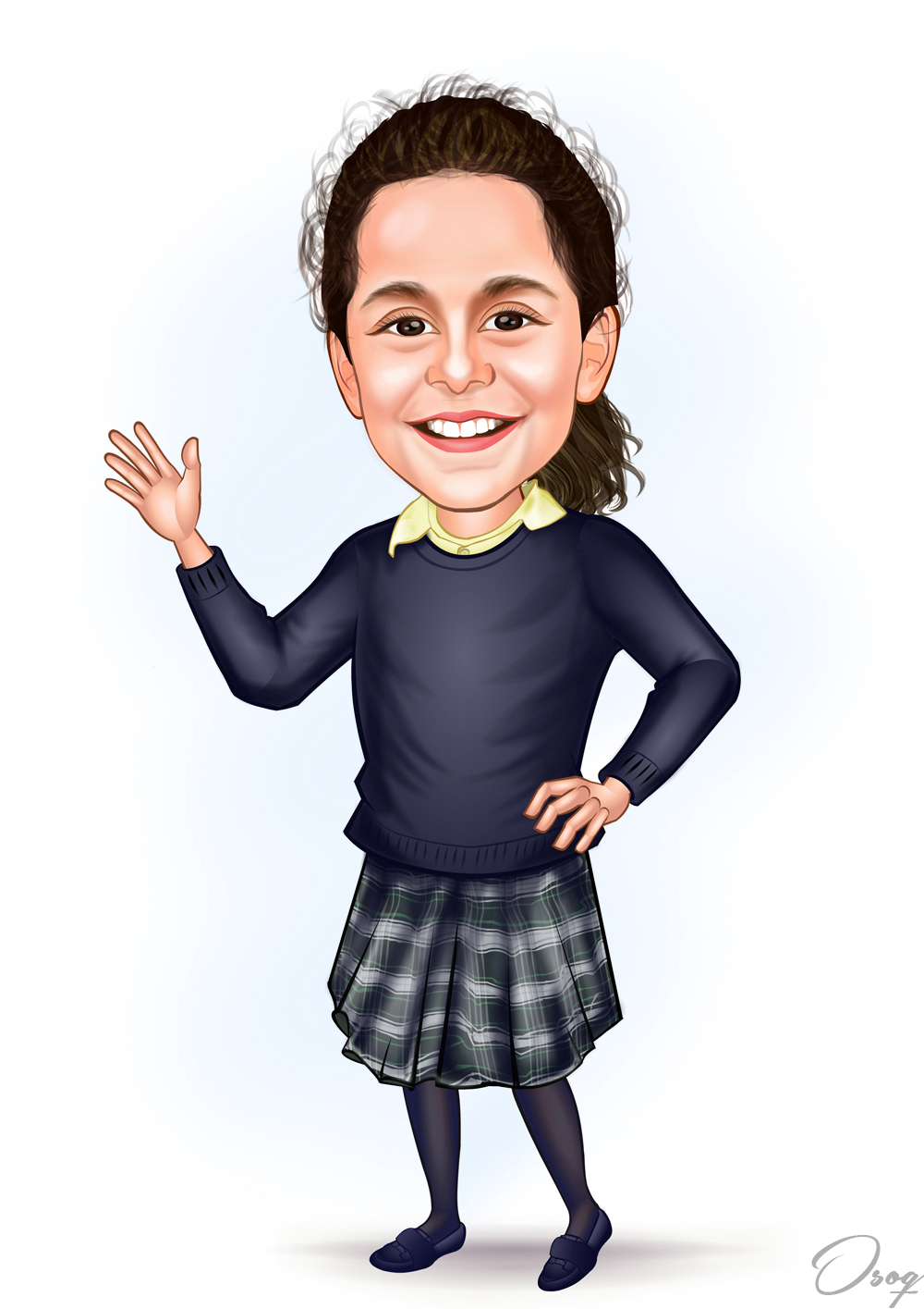 Girl Cartoon Character