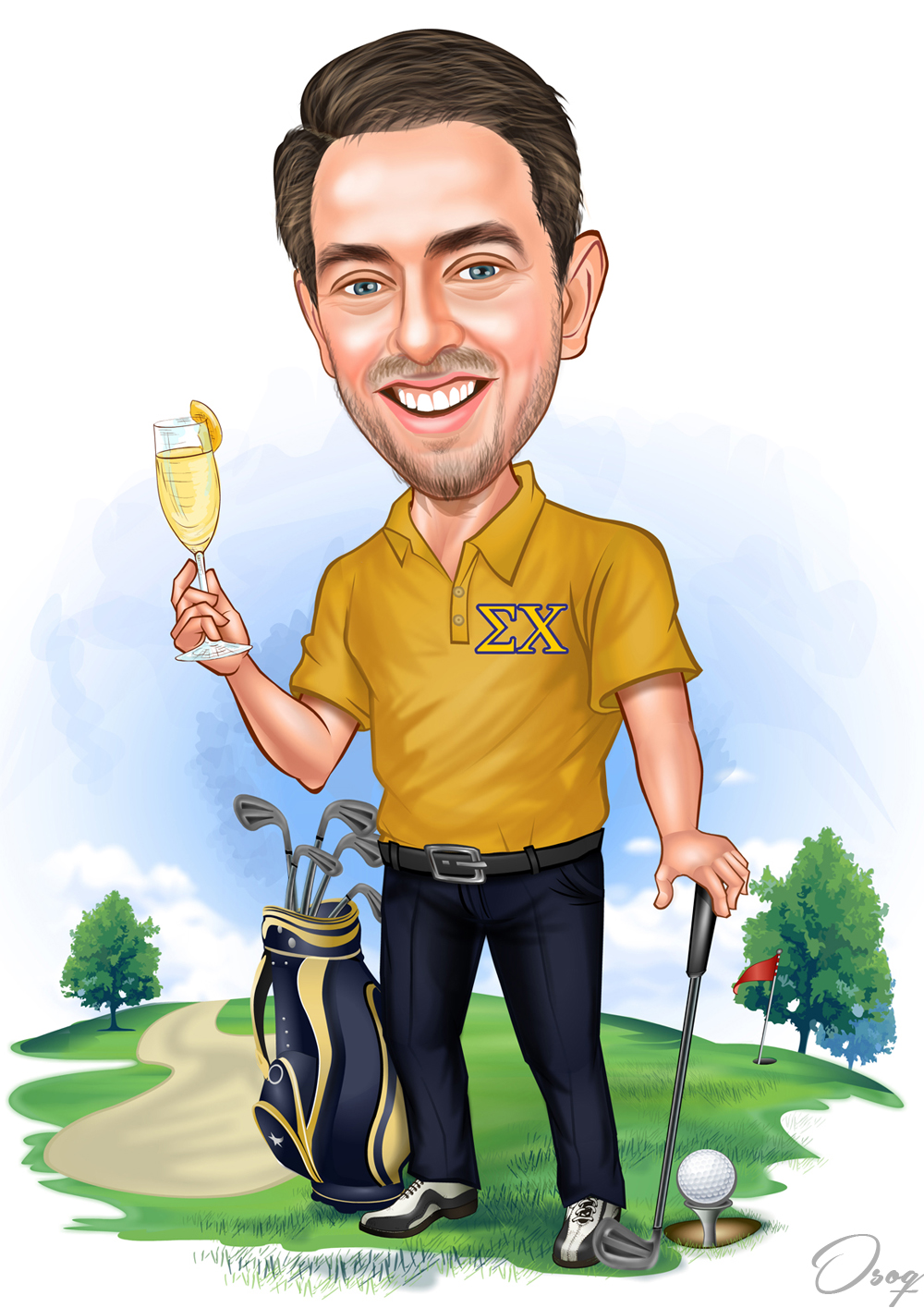 Cartoon Golf