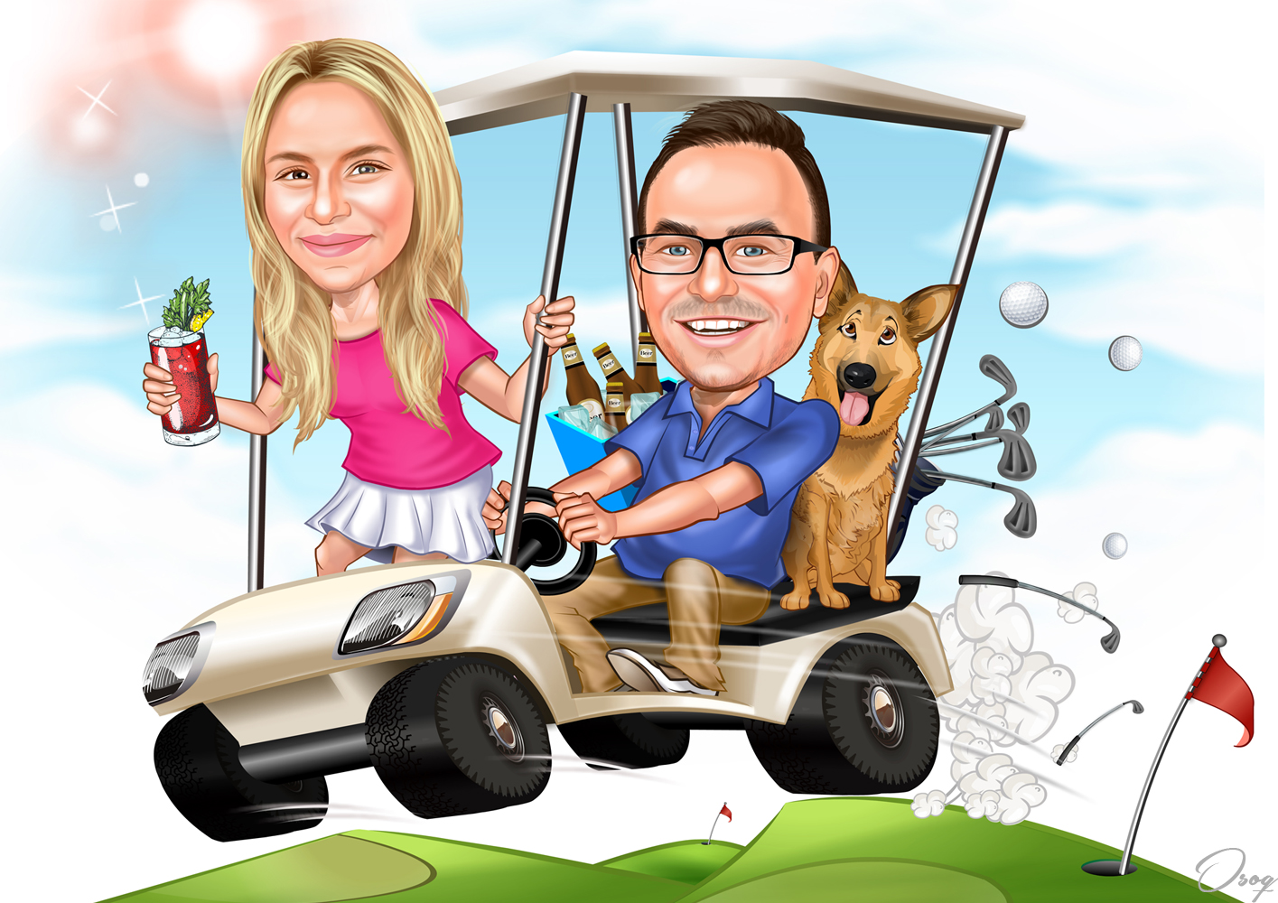 Golf Cartoon