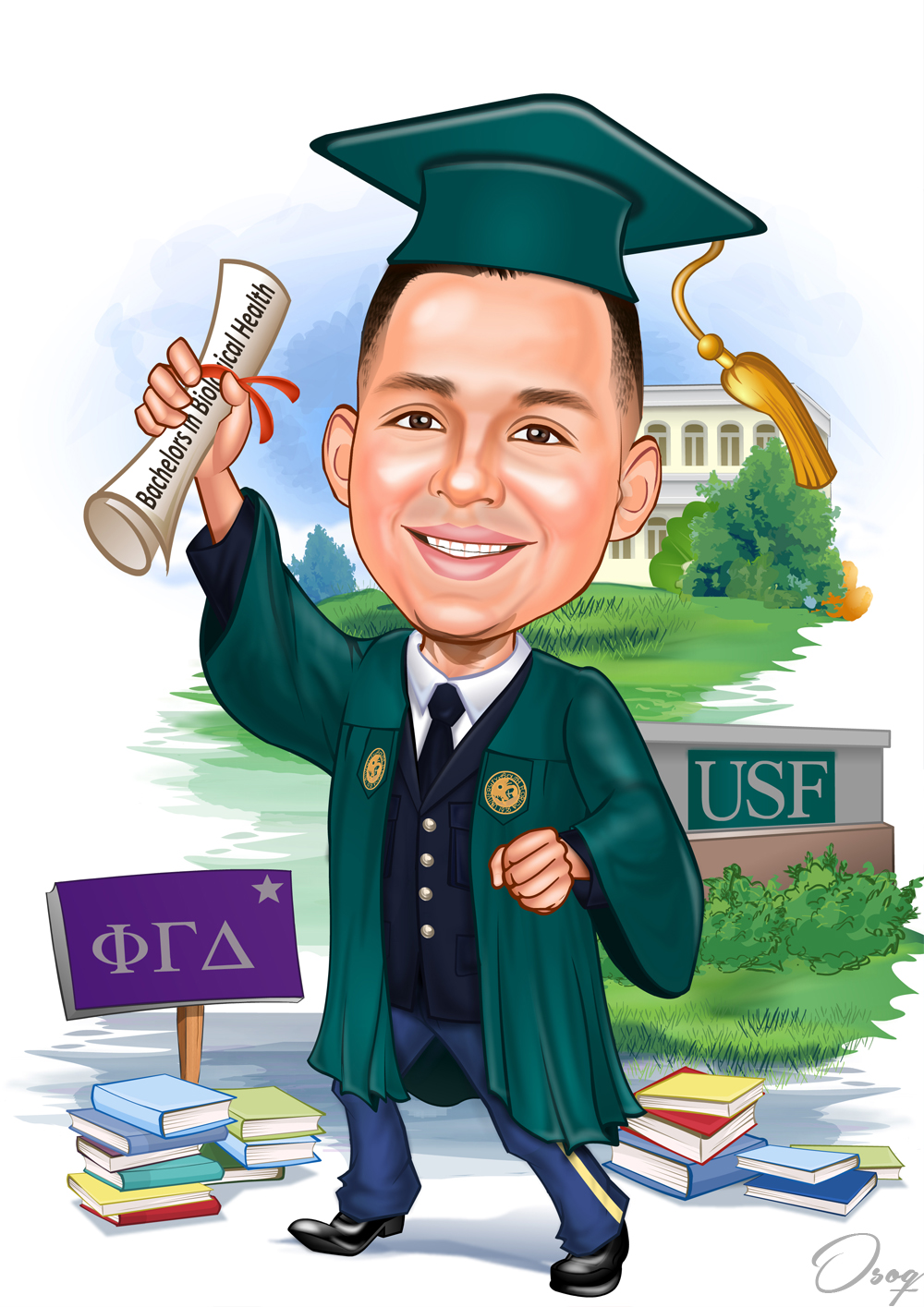 Graduation Cartoon