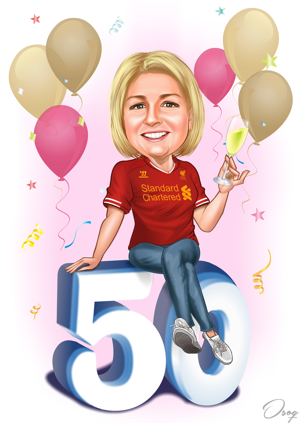 Happy Birthday Female Cartoon
