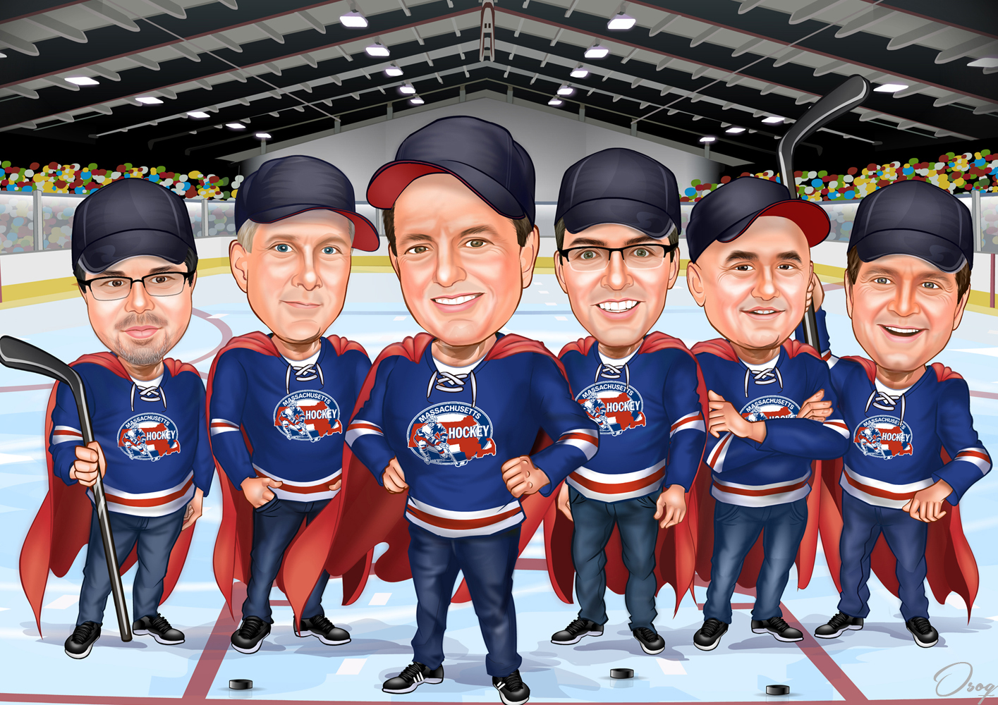 Ice Hockey Cartoons