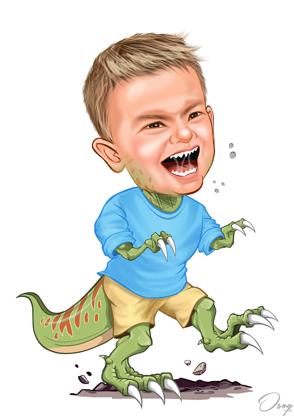 Make A Dinosaur Cartoon Of Yourself