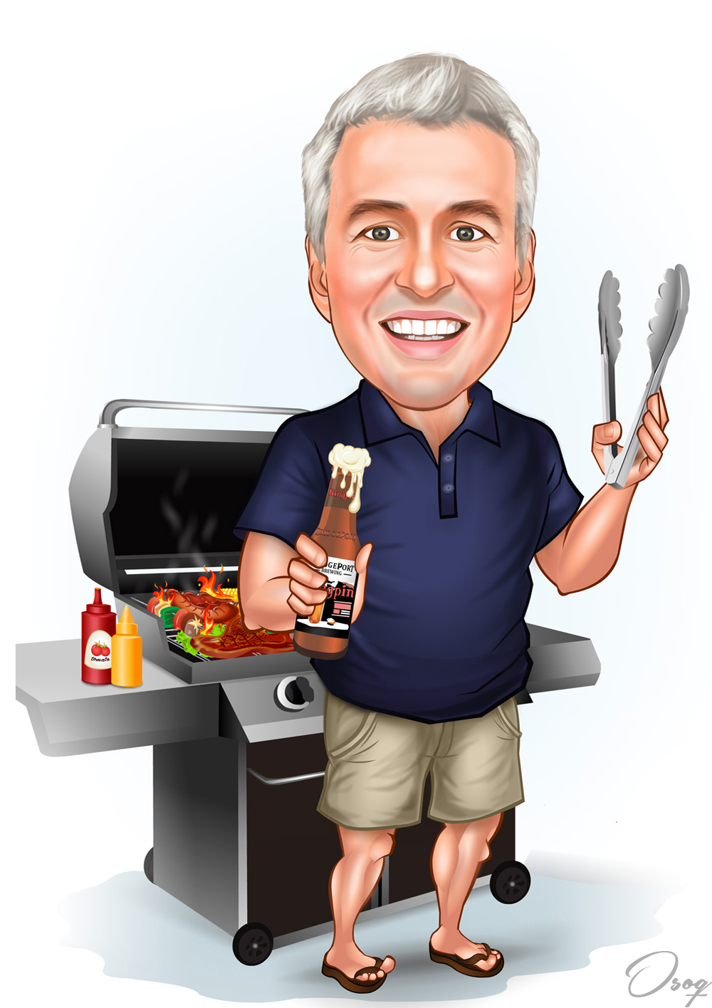 Barbecue Cartoon