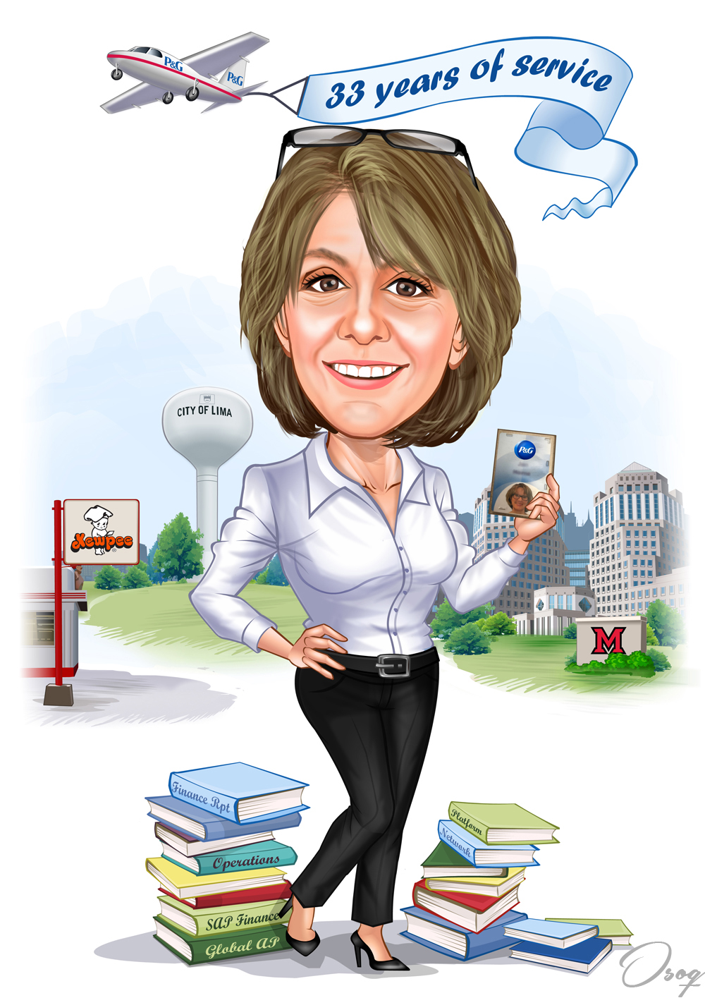 Retirement Cartoon Design