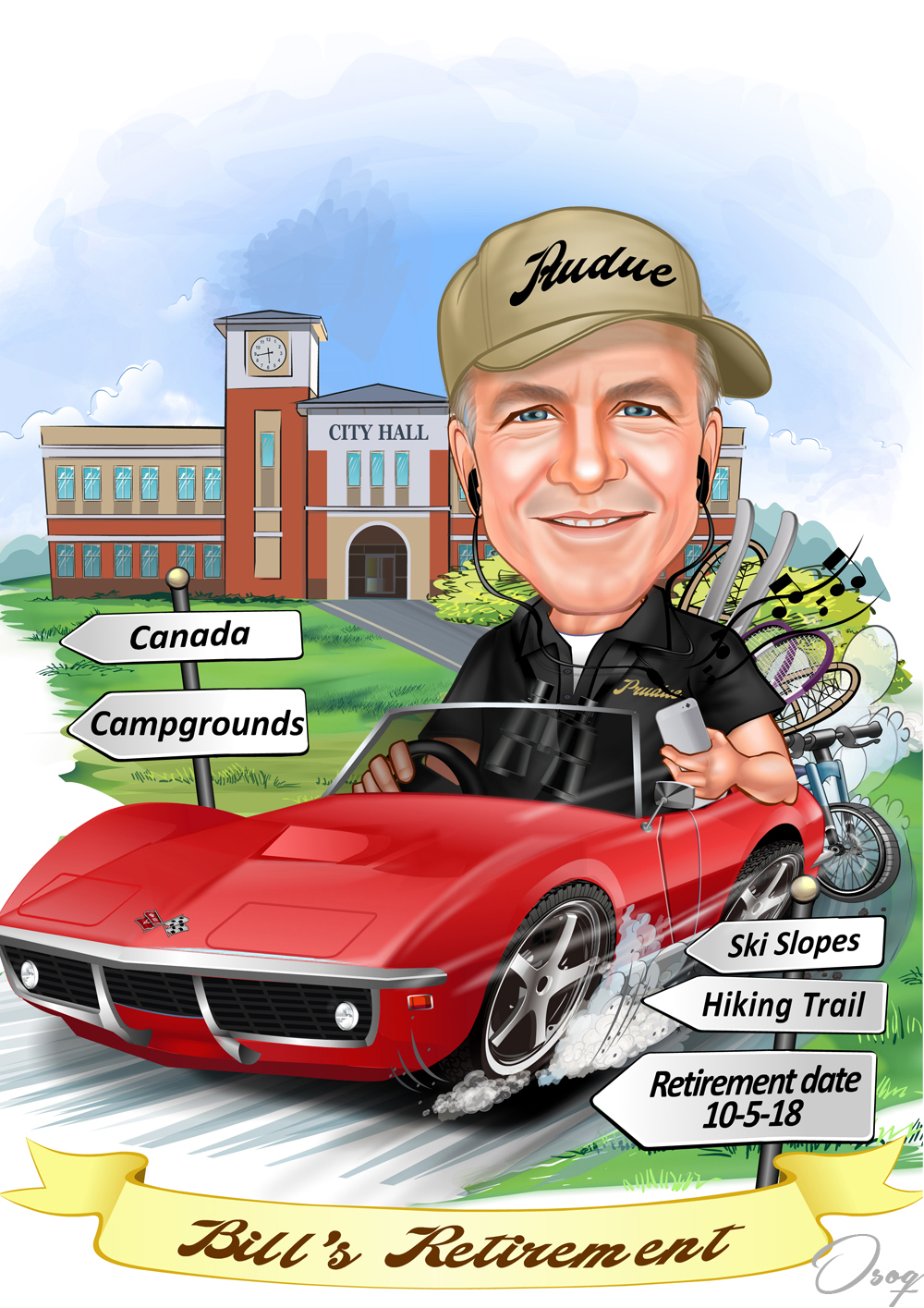 Retirement Farewell Cartoon