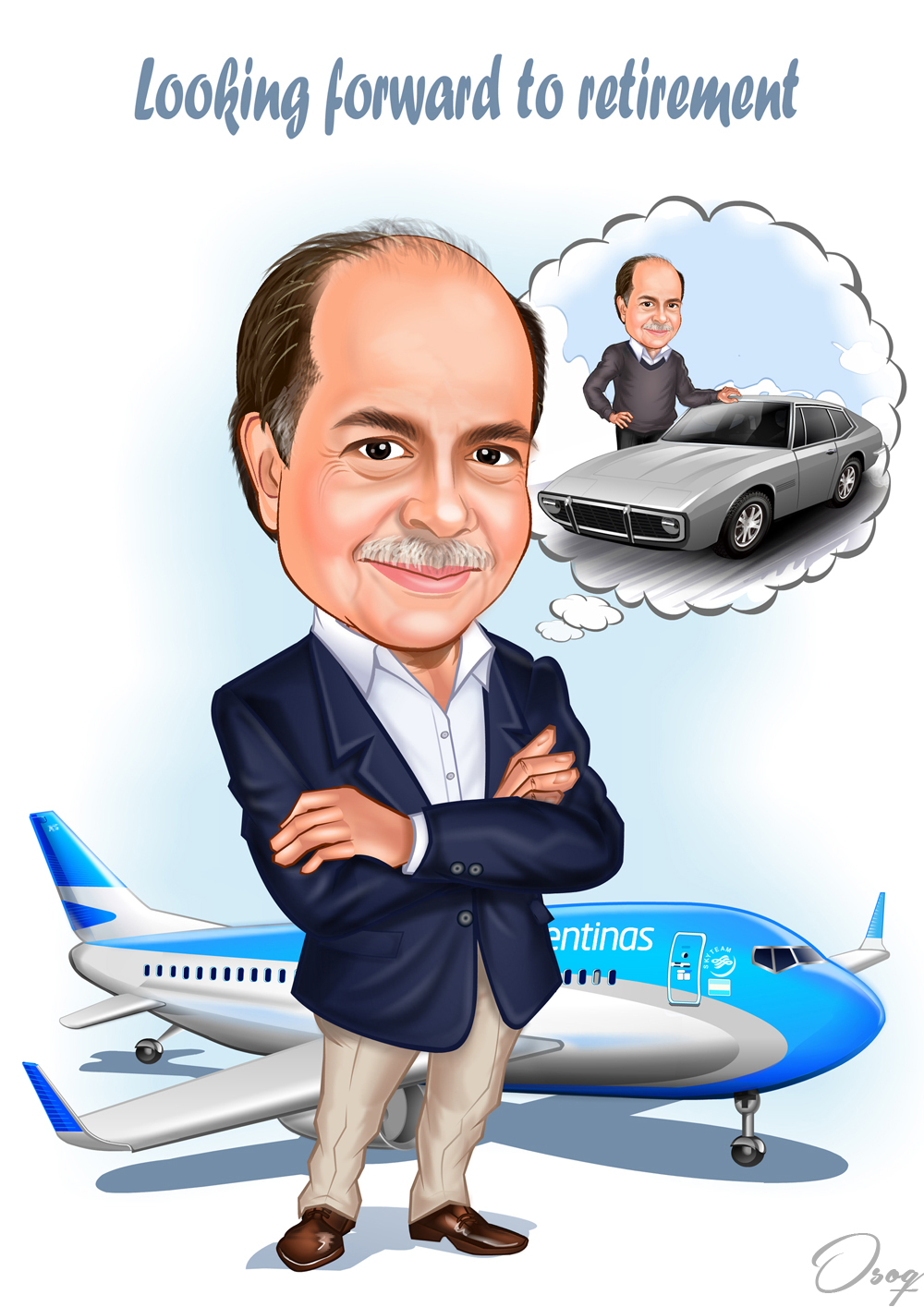 Retirement Gift Cartoon