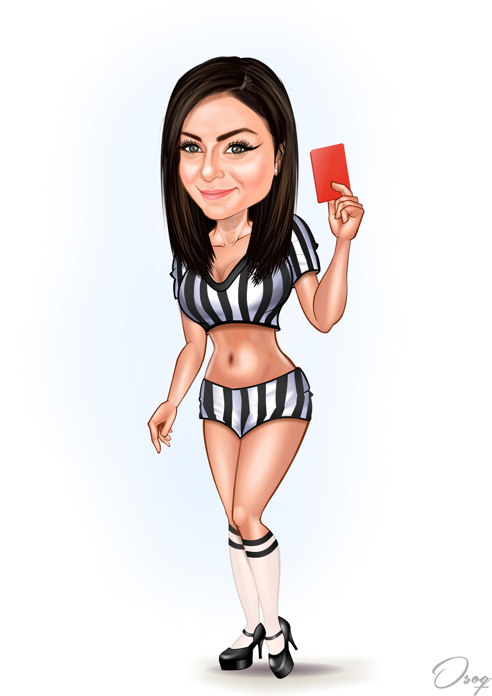 Soccer Judge Cartoon