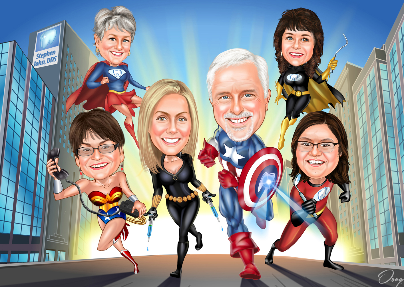 Superhero Cartoon