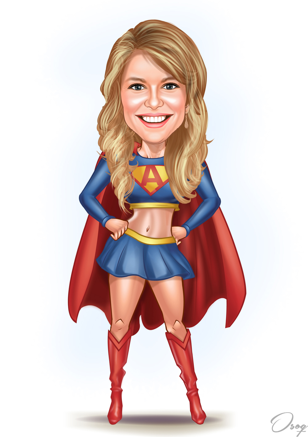 Superwoman Cartoon
