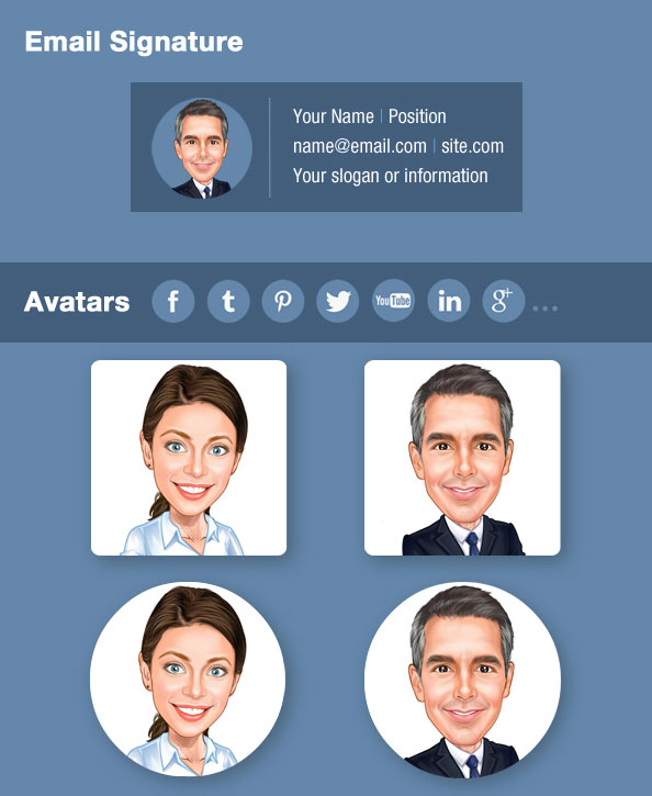 Free Static Email Signature & Avatar