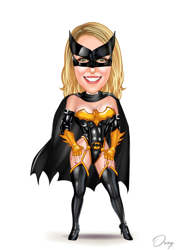Batgirl Caricature