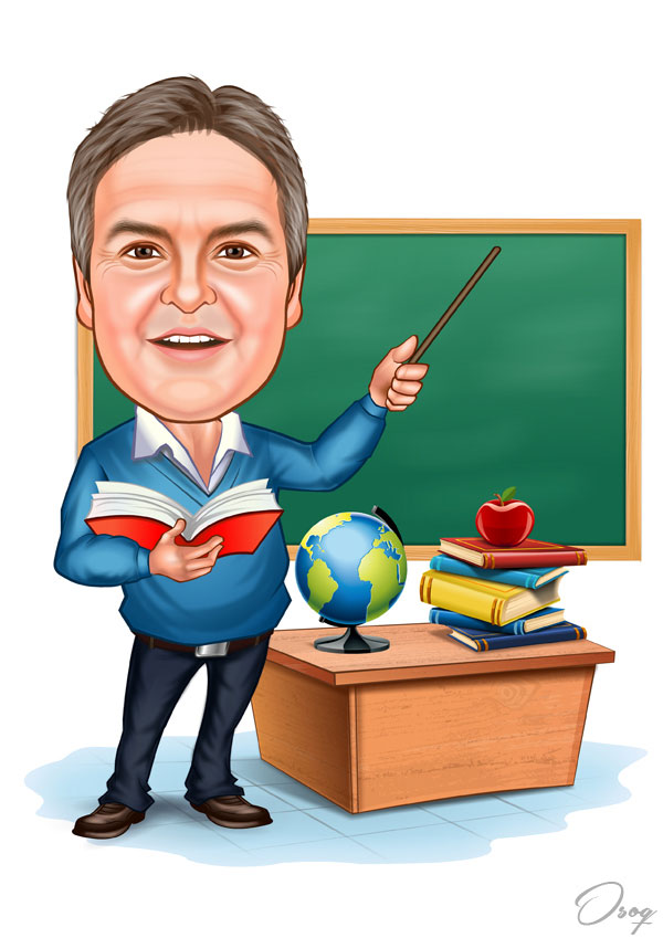 Teacher Caricature