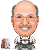 German Beer Festival Cartoon Character