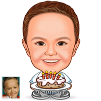 Happy Birthday Cake Cartoon